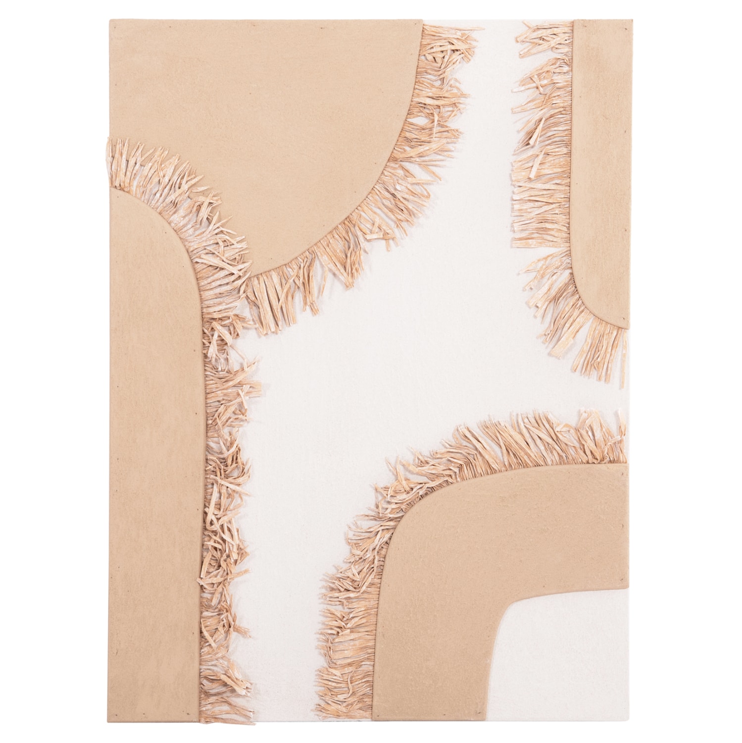 HM4533 ΠΙΝΑΚΑΣ ΟΡΘΟΓΩΝΙΟΣ ΣΕΙΡΑ SANTORINI HM4533 MDF ΥΠΟΛΕΥΚΟ-ΚΑΦΕ-ΚΡΟΣΙΑ ΜΠΕΖ 60x4,5(πάχος)x80Υεκ - Image 1