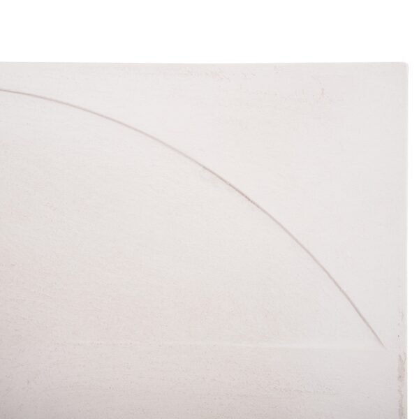 ΠΙΝΑΚΑΣ ΤΕΤΡΑΓΩΝΟΣ ΣΕΙΡΑ SANTORINI HM4508 MDF ΣΕ ΥΠΟΛΕΥΚΟ ΧΡΩΜΑ 80x4(πάχος)x80Υεκ. - Image 4