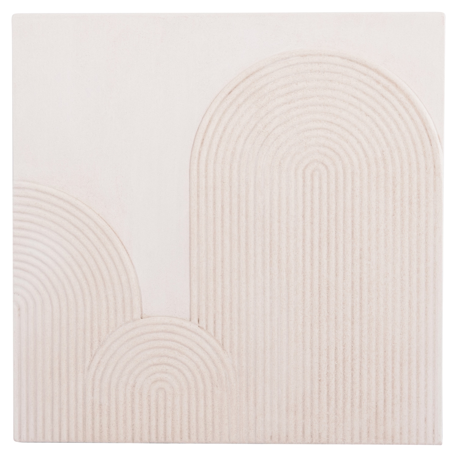 HM4517 ΠΙΝΑΚΑΣ ΤΕΤΡΑΓΩΝΟΣ ΣΕΙΡΑ SANTORINI HM4517 MDF ΣΕ ΥΠΟΛΕΥΚΟ ΧΡΩΜΑ 80x4,5(πάχος)x80Υεκ. - Image 1