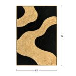 ΠΙΝΑΚΑΣ ΤΟΙΧΟΥ 3D SEDIMENT HM4548.01 ΚΟΡΝΙΖΑ ΜΠΕΖ-ΧΕΙΡΟΠΟΙΗΤΑ ΣΧΕΔΙΑ 62x4,5Χ92Υεκ. - Image 2