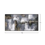 ΠΙΝΑΚΑΣ ΤΟΙΧΟΥ SEDIMENT HM4576 ΜΕ ΚΟΡΝΙΖΑ ΜΑΥΡΗ-ΚΑΜΒΑΣ 142x4.5x72Υεκ - Image 2