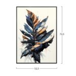 ΠΙΝΑΚΑΣ TOIXOY TROPICO HM4547.01 ΚΟΡΝΙΖΑ ΜΑΥΡΗ-ΚΑΜΒΑΣ ΕΚΤΥΠΩΣΗ 52,5x2,8x72,5Υεκ. - Image 2