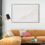 ΠΙΝΑΚΑΣ TOIXOY SEDIMENT HM4555 ΜΕ ΚΟΡΝΙΖΑ ΜΠΕΖ-ΚΑΜΒΑΣ ΣΕ ΛΕΥΚΕΣ ΑΠΟΧΡΩΣΕΙΣ 92x4,5x62Υεκ. - Image 3