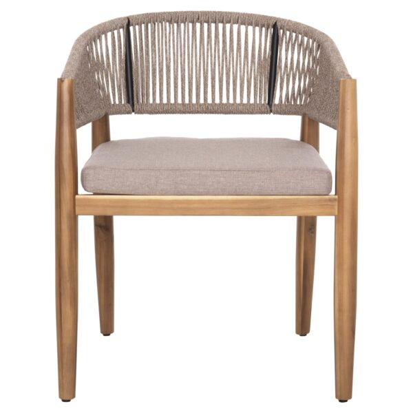 ΠΟΛΥΘΡΟΝΑ NAVAN HM6135.02 ΞΥΛΟ ΑΚΑΚΙΑΣ ΦΥΣΙΚΟ-ΣΧΟΙΝΙ NYLON ΜΠΕΖ 59x58x76Υεκ. - Image 3