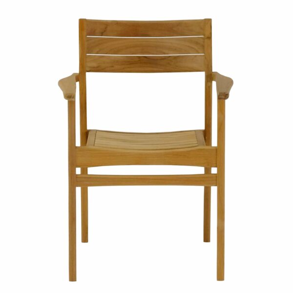 ΠΟΛΥΘΡΟΝΑ BOZZY HM9935 ΜΑΣΙΦ ΞΥΛΟ TEAK ΣΕ ΦΥΣΙΚΟ 58x61x80,5Υ - Image 2