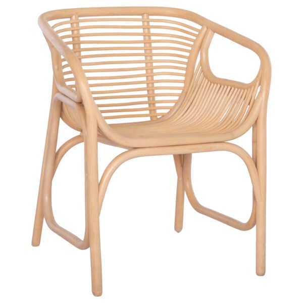 ΠΟΛΥΘΡΟΝΑ MEL ΕΣΩΤ. ΧΩΡΩΝ HM9954.01 ΦΥΣΙΚΟ RATTAN 62x57,5x79,5Υεκ. - Image 1