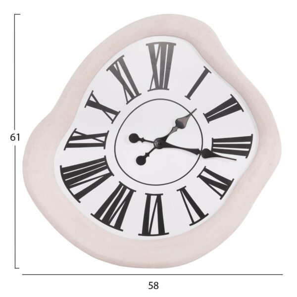 ΡΟΛΟΙ ΤΟΙΧΟΥ ΣΕΙΡΑ SANTORINI HM4515 MDF ΣΕ ΥΠΟΛΕΥΚΟ-ΜΑΥΡΟΙ ΔΕΙΚΤΕΣ & ΛΑΤΙΝ.ΝΟΥΜΕΡΑ 58x2,5x61Υεκ. - Image 2