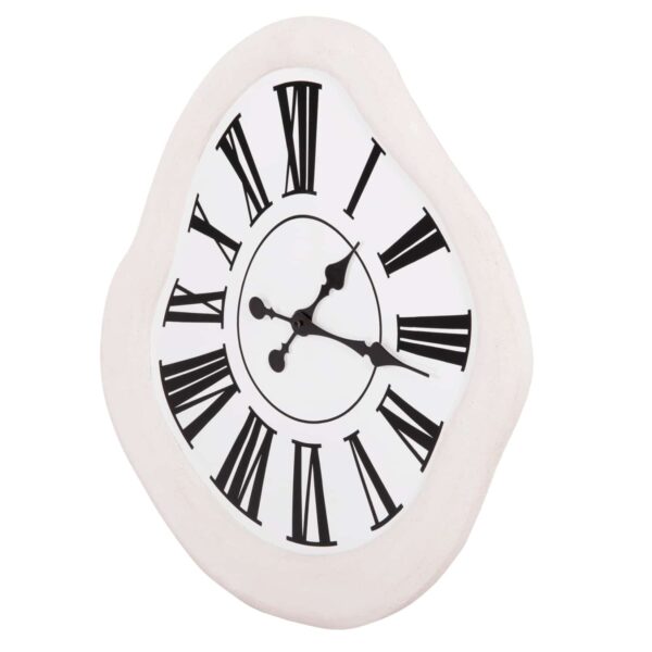 ΡΟΛΟΙ ΤΟΙΧΟΥ ΣΕΙΡΑ SANTORINI HM4515 MDF ΣΕ ΥΠΟΛΕΥΚΟ-ΜΑΥΡΟΙ ΔΕΙΚΤΕΣ & ΛΑΤΙΝ.ΝΟΥΜΕΡΑ 58x2,5x61Υεκ. - Image 3