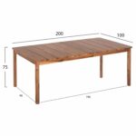 ΣΕΤ ΤΡΑΠΕΖΑΡΙΑΣ 9ΤΜΧ NAVANT HM21066.01 ΤΡΑΠΕΖΙ ΜΕ 8 ΚΑΡΕΚΛΕΣ ΞΥΛΟ ΑΚΑΚΙΑΣ-ΣΧΟΙΝΙ ΓΚΡΙ - Image 2