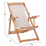 ΣΕΖΛΟΝΓΚ ΛΗΜΝΟΣ ΜΕ ΜΠΡΑΤΣΑ ΕΜΠ/ΣΜΟΣ ΦΥΣΙΚΟΣ ΜΕ PVC 2Χ1 ΕΚΡΟΥ ΗΜ11433.02 - Image 2