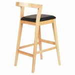 ΣΚΑΜΠΟ ΜΠΑΡ NAMI HM9952.01 RUBBERWOOD ΣΕ ΟΑΚ-ΜΑΥΡΟ PU 47,5x59x102,5Υεκ. - Image 4