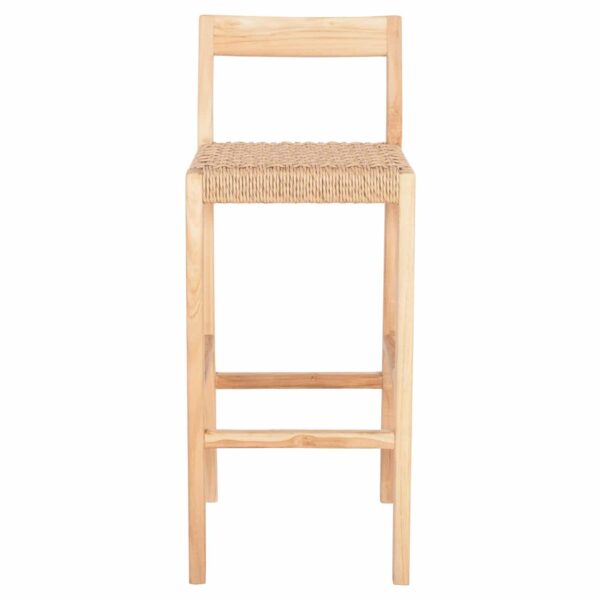 ΣΚΑΜΠΟ ΜΠΑΡ ΜΕ ΠΛΑΤΗ PLERED HM6129 ΞΥΛΟ ΤΕΑΚ & ΣΧΟΙΝΙ VIRO 40x45x100εκ. - Image 3