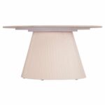 ΤΡΑΠΕΖΙ ΣΑΛΟΝΙΟΥ DUNCAN HM18022.02 ΚΕΡΑΜΙΚΟ TOP-MDF ΒΑΣΗ-ΚΡΕΜ ΛΕΥΚΟ Φ80x41Υεκ. - Image 3