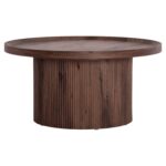 ΤΡΑΠΕΖΙ ΣΑΛΟΝΙΟΥ MARGON HM18026 MDF ΣΕ ΣΚΟΥΡΟ ΚΑΦΕ ΞΥΛΟΥ Φ80x40,5Υεκ. - Image 3