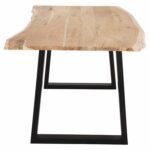 ΤΡΑΠΕΖΙ ΤΡΑΠΕΖΑΡΙΑΣ SOFIA SLIM HM8500.21 ΜΑΣΙΦ ΞΥΛΟ ΑΚΑΚΙΑΣ 160x92x78Υεκ. - Image 4