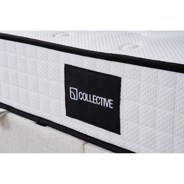 COLLECTIVE ΣΤΡΩΜΑ 150x200cm ΛΕΥΚΟ ΑΝΘΡΑΚΙ 200x150x25 09-1709 - Image 4