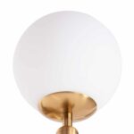 ΑΠΛΙΚΑ ΤΟΙΧΟΥ HOMY HM4470 ΜΕΤΑΛΛΙΚΗ ΒΑΣΗ ΧΡΥΣΗ-ΓΥΑΛΙ [Ε27] 14x21x33Υεκ. - Image 5