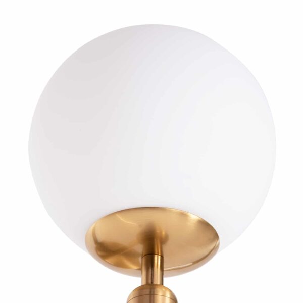 ΑΠΛΙΚΑ ΤΟΙΧΟΥ HOMY HM4470 ΜΕΤΑΛΛΙΚΗ ΒΑΣΗ ΧΡΥΣΗ-ΓΥΑΛΙ [Ε27] 14x21x33Υεκ. - Image 5