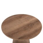 ΒΟΗΘΗΤΙΚΟ ΤΡΑΠΕΖΑΚΙ KARAN HM18029 MDF ΣΕ ΦΥΣΙΚΟ ΧΡΩΜΑ ΞΥΛΟΥ Φ45x56,5Υεκ - Image 5