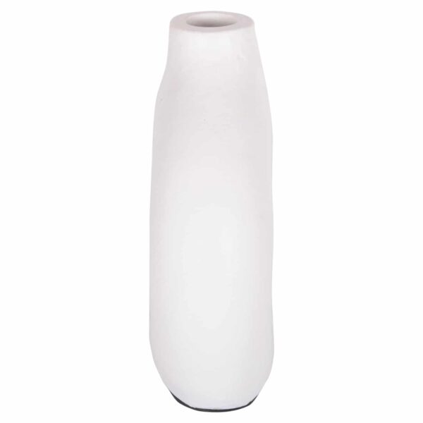 ΔΙΑΚΟΣΜΗΤΙΚΟ ΒΑΖΟ ΣΕΙΡΑ CLAYVON HM4404 ΤΕΡΑΚΟΤΑ ΣΕ ΛΕΥΚΟ 23,5x7x23,5Υεκ. - Image 4