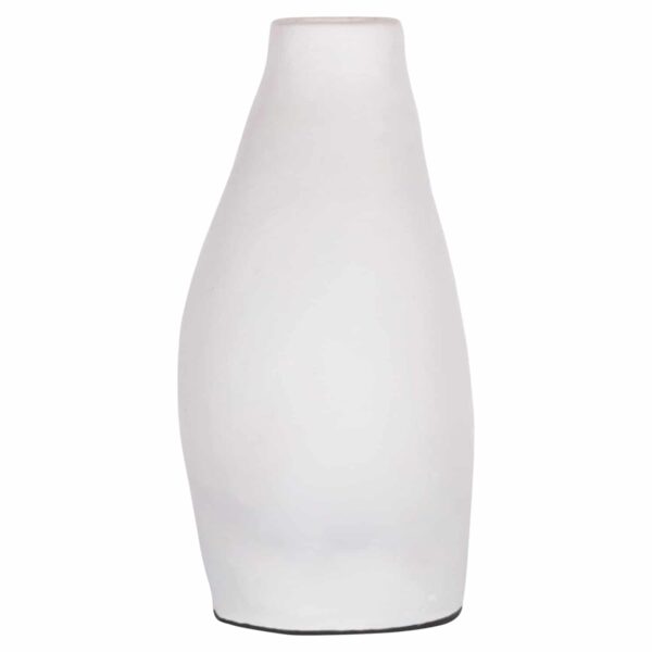 ΔΙΑΚΟΣΜΗΤΙΚΟ ΒΑΖΟ ΣΕΙΡΑ CLAYVON HM4408 ΤΕΡΑΚΟΤΑ ΣΕ ΛΕΥΚΟ 21x10x22Υεκ. - Image 4