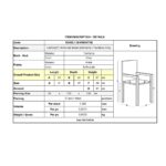 LANGLEY Πολυθρόνα Κήπου - Βεράντας, Μέταλλο Βαφή Ανθρακί Textilene Γκρι, Στοιβαζόμενη 55x68x87cm - Image 3