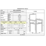 VIRNA Πολυθρόνα Κήπου Βεράντας, Μέταλλο Βαφή Ανθρακί Textilene Γκρι,Polywood Φυσικό 56x63x90cm - Image 6