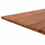 ΕΠΙΦΑΝΕΙΑ ΤΡΑΠΕΖΙΟΥ ΞΥΛΟ TEAK-ΦΥΣΙΚΟ ΟΡΘΟΓΩΝΙΑ HM6138 ΜΑΣΙΦ 130x80.5x2.5(πάχος)εκ. - Image 6