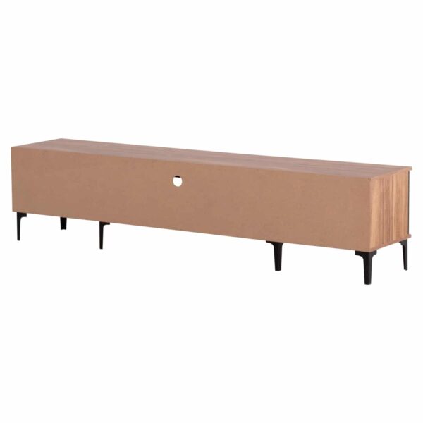 ΕΠΙΠΛΟ ΤΗΛΕΟΡΑΣΗΣ ΣΕΙΡΑ HARRY HM18008.01 ΜΕΛΑΜΙΝΗ ΦΥΣΙΚΟ ΞΥΛΟΥ-ΜΑΥΡΟ 200x40x47,5Υεκ. - Image 4