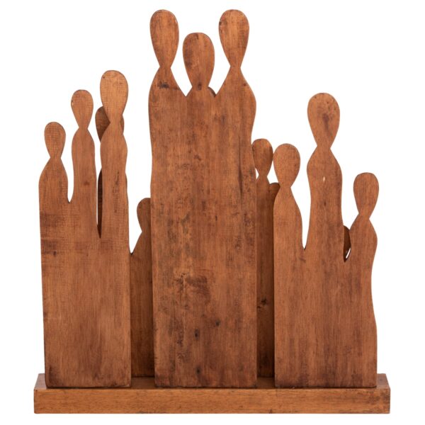 ΕΠΙΤΡΑΠΕΖΙΟ ΔΙΑΚΟΣΜΗΤΙΚΟ PRIMATE HM4415 ΑΠΟ ΞΥΛΟ ΑΛΒΑΣΙΑΣ 68x10x76Υεκ. - Image 6