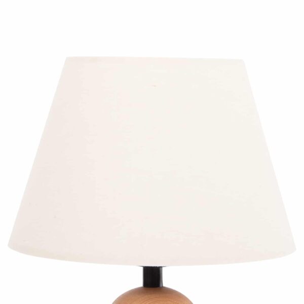 ΕΠΙΤΡΑΠΕΖΙΟ ΦΩΤΙΣΤΙΚΟ CONNI HM4710 ΕΚΡΟΥ ΚΑΠΕΛΟ-ΞΥΛΙΝΗ ΒΑΣΗ Φ23x34Υεκ. - Image 5