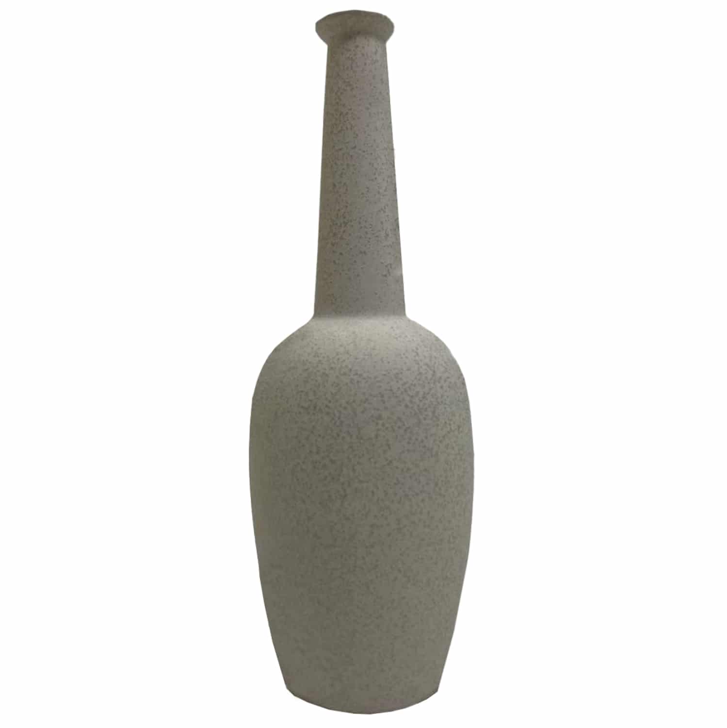 HM4592.01 ΕΠΙΤΡΑΠΕΖΙΟ ΚΕΡΑΜΙΚΟ ΔΙΑΚΟΣΜΗΤΙΚΟ ELENDIL HM4592.01 ΥΠΟΛΕΥΚΟ ΚΡΥΣΤΑΛΛΙΚΟ Φ10x30Υ εκ - Image 1