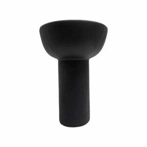 ΕΠΙΤΡΑΠΕΖΙΟ ΚΕΡΑΜΙΚΟ ΔΙΑΚΟΣΜΗΤΙΚΟ ELENDIL HM4602.02 ΜΑΥΡΟ ΜΑΤ Φ23x32Υ εκ