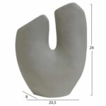 ΕΠΙΤΡΑΠΕΖΙΟ ΚΕΡΑΜΙΚΟ ΔΙΑΚΟΣΜΗΤΙΚΟ ARKEN HM4619.03 ΓΚΡΙ ΜΑΤ 20,5x8x26Υεκ - Image 2