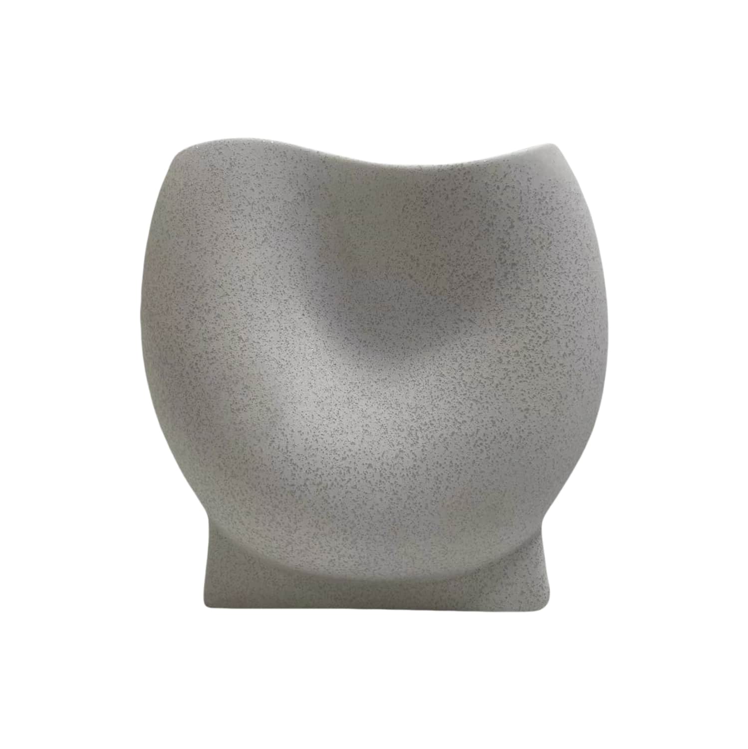 HM4610.01 ΕΠΙΤΡΑΠΕΖΙΟ ΚΕΡΑΜΙΚΟ ΔΙΑΚΟΣΜΗΤΙΚΟ GLAΖΕ HM4610.01 ΥΠΟΛΕΥΚΟ ΚΡΥΣΤΑΛΛΙΚΟ 26x14x25Υεκ - Image 1