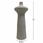 ΕΠΙΤΡΑΠΕΖΙΟ ΚΕΡΑΜΙΚΟ ΔΙΑΚΟΣΜΗΤΙΚΟ SCEPTER HM4636.01 ΚΡΥΣΤΑΛΛΙΚΟ ΥΠΟΛΕΥΚΟ Φ18x49Υεκ - Image 2