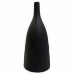 ΕΠΙΤΡΑΠΕΖΙΟ ΚΕΡΑΜΙΚΟ ΔΙΑΚΟΣΜΗΤΙΚΟ GALAD HM4635.02 ΜΑΥΡΟ ΜΑΤ Φ14x33,5Υεκ