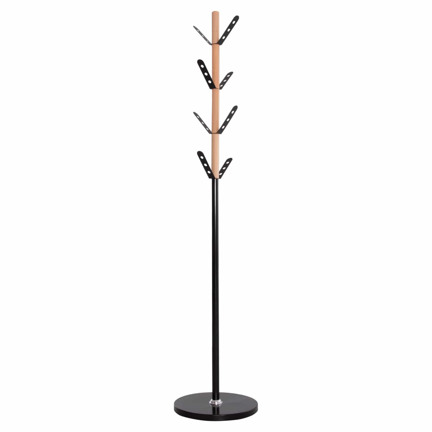 HM18075.01 ΚΑΛΟΓΕΡΟΣ BILLY HM18075.01 ΞΥΛΟ ΟΞΙΑ-ΜΑΥΡΟ ΜΕΤΑΛΛΟ-ΒΑΣΗ ΜΕ ΞΥΛΟ Φ37,5X180Υεκ. - Image 1