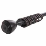 ΚΟΥΡΤΙΝΟΞΥΛΟ 110-210cm HM11280.03 ΜΕΤΑΛΛΙΚΟ ΠΤΥΣ/ΝΟ ΜΑΥΡΟ ΚΟΚΚΙΝΟ ΚΩΝΟΣ Ε-0316 - Image 5