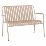 ΠΑΓΚΑΚΙ 2ΘΕΣΙΟ ΑΛΟΥΜΙΝΙΟΥ RACHEL ΗΜ6353.04 ΣΑΜΠΑΝΙ 122x56x85,5Υεκ.