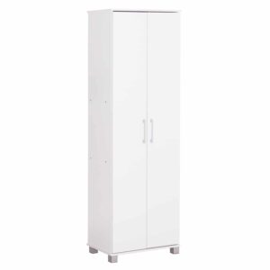 ΠΑΠΟΥΤΣΟΘΗΚΗ-ΝΤΟΥΛΑΠΑ CLUSE HM2403.03 ΜΕΛΑΜΙΝΗ ΛΕΥΚΟ ΧΡΩΜΑ 60Χ36,5Χ186,5Υεκ.