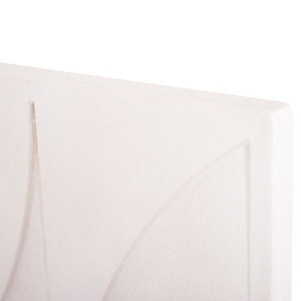 ΠΙΝΑΚΑΣ ΤΕΤΡΑΓΩΝΟΣ ΣΕΙΡΑ SANTORINI HM4507 MDF ΣΕ ΥΠΟΛΕΥΚΟ ΧΡΩΜΑ 80x4(πάχος)x80Υεκ. - Image 5