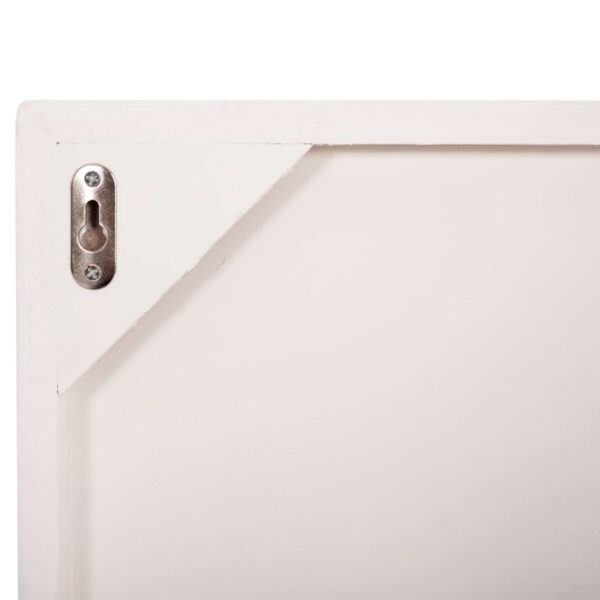 ΠΙΝΑΚΑΣ ΤΕΤΡΑΓΩΝΟΣ ΣΕΙΡΑ SANTORINI HM4507 MDF ΣΕ ΥΠΟΛΕΥΚΟ ΧΡΩΜΑ 80x4(πάχος)x80Υεκ. - Image 6