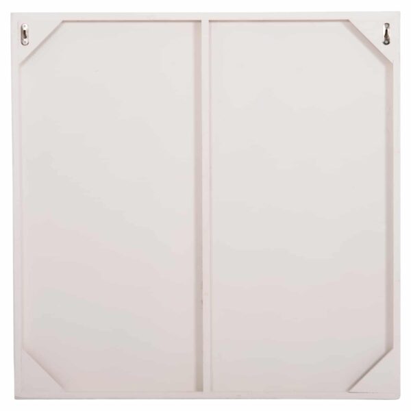 ΠΙΝΑΚΑΣ ΤΕΤΡΑΓΩΝΟΣ ΣΕΙΡΑ SANTORINI HM4508 MDF ΣΕ ΥΠΟΛΕΥΚΟ ΧΡΩΜΑ 80x4(πάχος)x80Υεκ. - Image 6