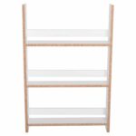 ΡΑΦΙΕΡΑ ΤΟΙΧΟΥ SANI HM18223.01 ΜΕΛΑΜΙΝΗ ΣΕ ΛΕΥΚΟ 60x10x90Υεκ. (3 ΡΑΦΙΑ) - Image 5