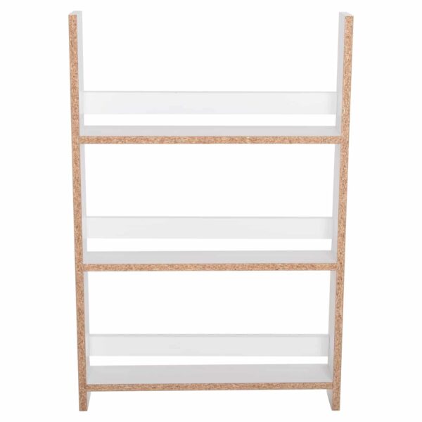 ΡΑΦΙΕΡΑ ΤΟΙΧΟΥ SANI HM18223.01 ΜΕΛΑΜΙΝΗ ΣΕ ΛΕΥΚΟ 60x10x90Υεκ. (3 ΡΑΦΙΑ) - Image 5