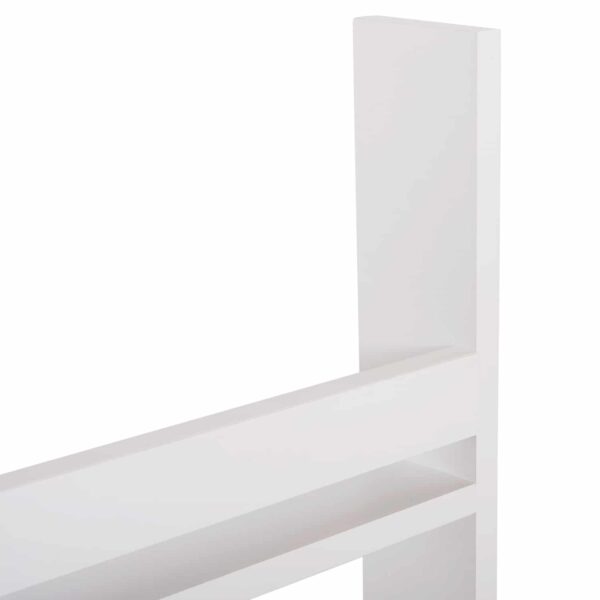 ΡΑΦΙΕΡΑ ΤΟΙΧΟΥ SANI HM18223.01 ΜΕΛΑΜΙΝΗ ΣΕ ΛΕΥΚΟ 60x10x90Υεκ. (3 ΡΑΦΙΑ) - Image 6