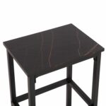 ΣΕΤ ΤΡΑΠΕΖΑΡΙΑ ΜΠΑΡ 5ΤΜΧ BOXY HM9882.13 ΜΑΥΡΟ ΜΕΤΑΛΛΟ-ΜΕΛΑΜΙΝΗ ΜΑΥΡΟ ΜΑΡΜΑΡΟ - Image 6