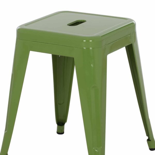 skampo-metalliko-fb9009653-se-light-oliv-4 ΣΚΑΜΠΟ ΜΕΤΑΛΛΙΚΟ MELITA HM0096.53 ΣΕ LIGHT OLIVE GREEN ΧΡΩΜΑ 37x37x45Υεκ. - Image 5