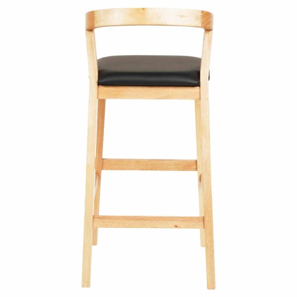 ΣΚΑΜΠΟ ΜΠΑΡ NAMI HM9952.01 RUBBERWOOD ΣΕ ΟΑΚ-ΜΑΥΡΟ PU 47,5x59x102,5Υεκ. - Image 5